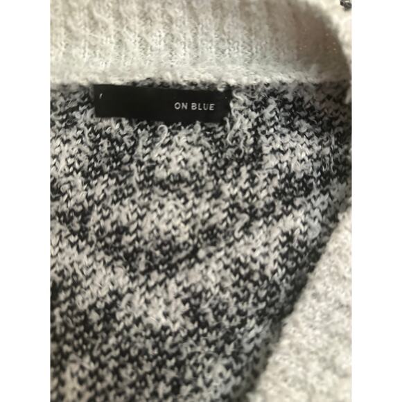 On Blue brand Grey and Black Aztec Tribal Print Cardigan Sweater - Picture 4 of 4